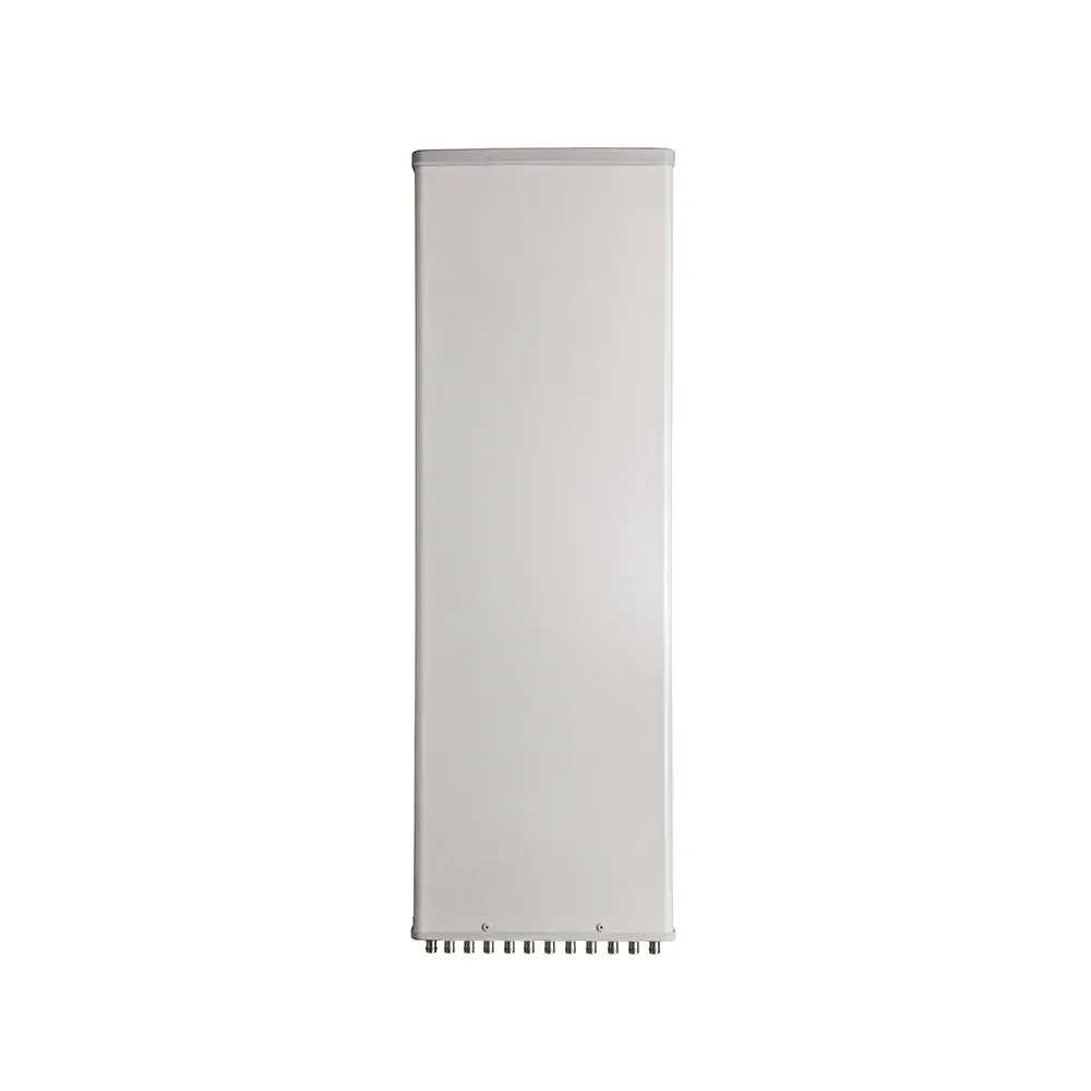 12-Port, Panel Sector Antenna, 65° HBW, (2x) 690-960/(2x) 1427-2690/(2x) 1695-2690 MHz, 15.5/15.5/18/18/18/18 dBi, 2-12°T, 1.997 m